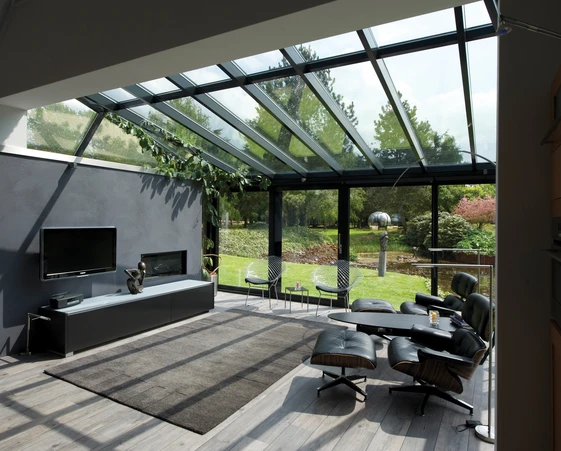 Алюминиевые стеклянные крыши